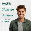 AMBROSIAL - TURMERIC + BLACK PEPPER + GINGER - 60PCS