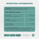 AMBROSIAL - TURMERIC + BLACK PEPPER + GINGER - 60PCS