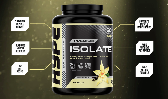 HYPE - WHEY ISOLATE - 1.8KG