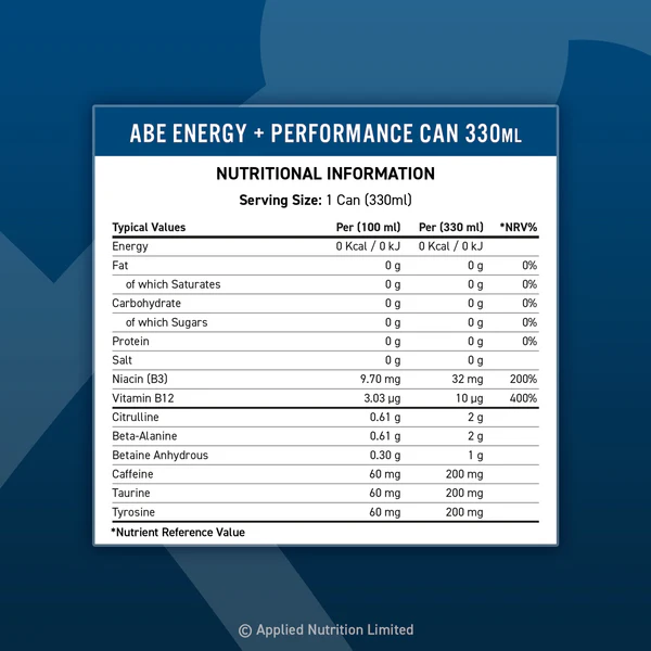 APPLIED NUTRITION - ABE PRE WORKOUT - 330ML