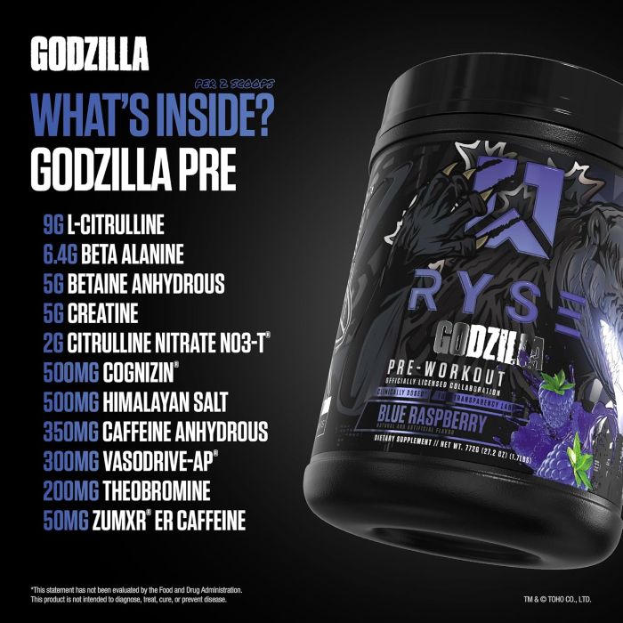 RYSE - PRE WORKOUT GODZILLA - 20-40SER