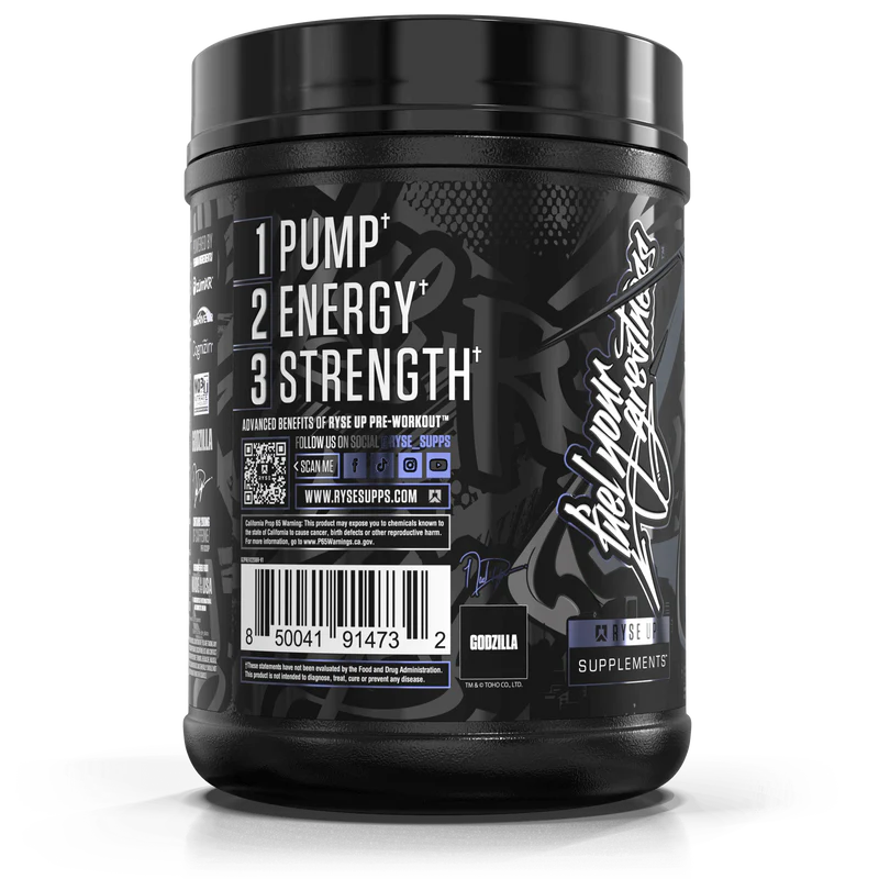 RYSE - PRE WORKOUT GODZILLA - "APPROX" 714G
