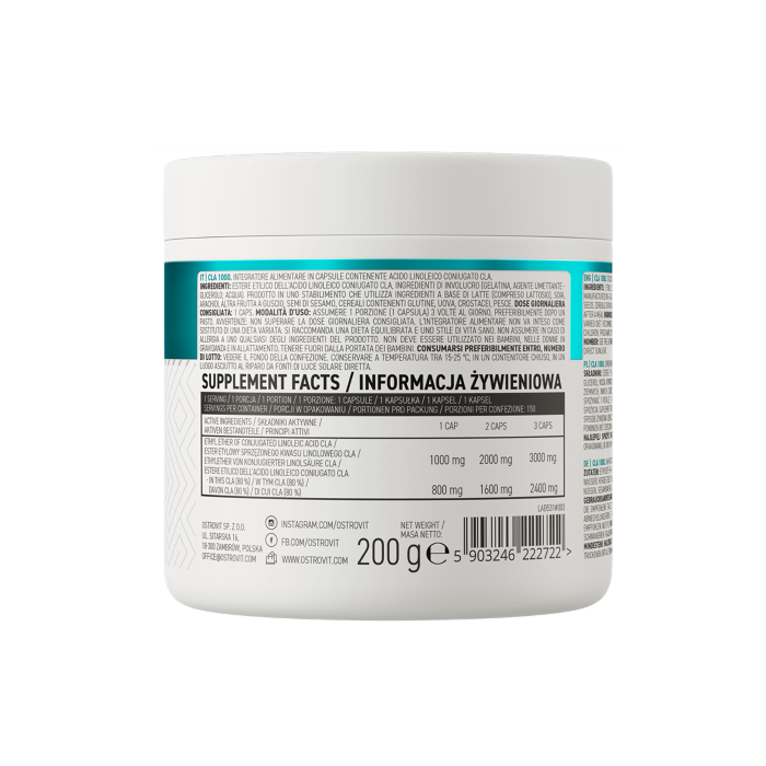 OSTROVIT - CLA 1000MG - 150PCS