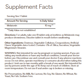 PURITAN'S PRIDE - MELATONIN 10MG - 45PCS