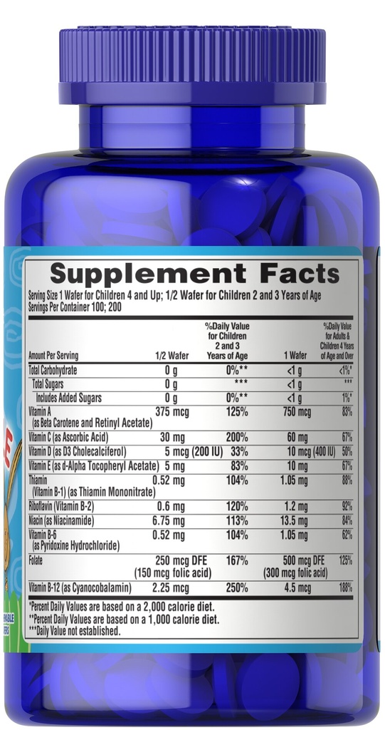PURITAN'S PRIDE - CHILDREN'S MULTIVITAMIN - 100CHEW