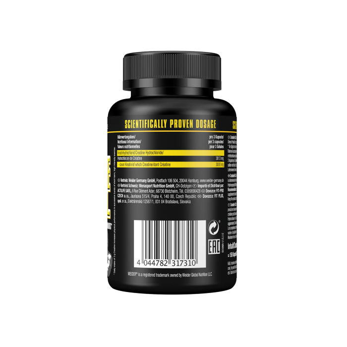 WEIDER - CREATINE HCL - 150PCS