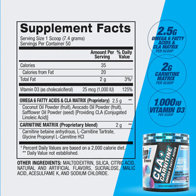 BPI SPORTS - CLA + L CARNITINE - 350G 