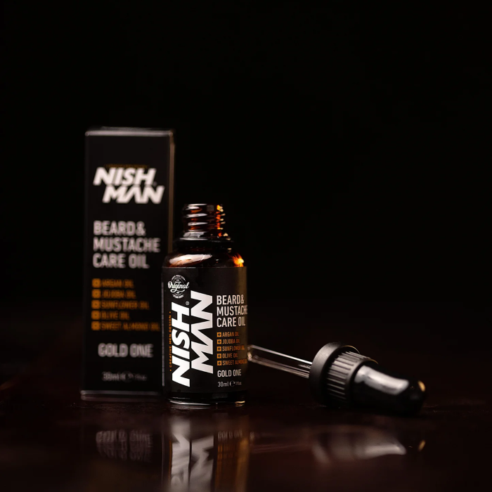 NISHMAN - BEARD & MUSTACHE OIL - 30ML