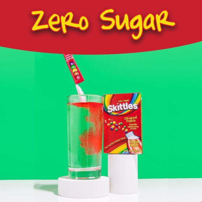 SKITTLES - SINGLES TO GO DRINK MIX - 20SER