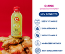 QMINC - GINGER WITH HONEY NATURAL IMMUNITY BOOSTER - 150ML