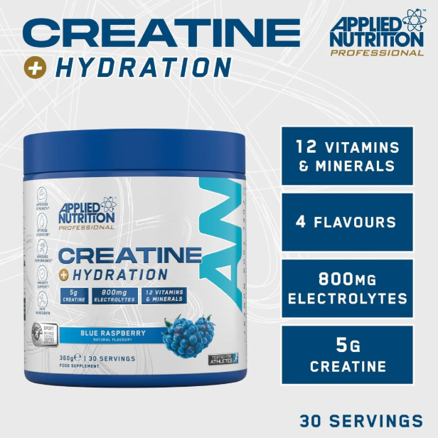 APPLIED NUTRITION - CREATINE + HYDRATION - 30SER