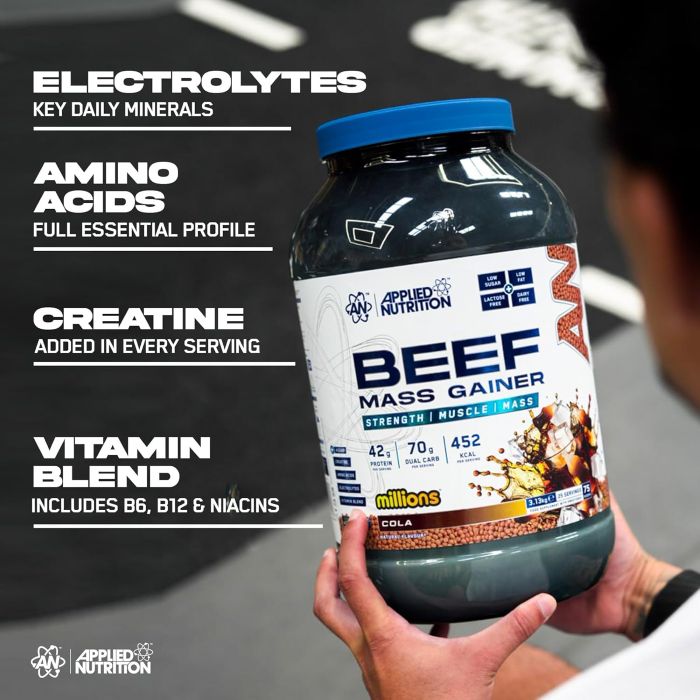 APPLIED NUTRITON - BEEF MASS GAINER - 3KG