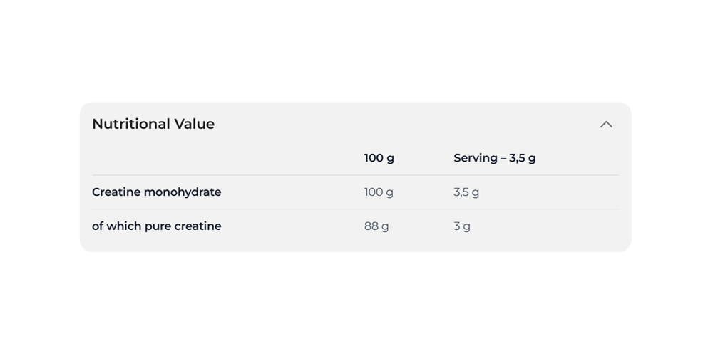 NUTREND - CREAPURE CREATINE - 500G