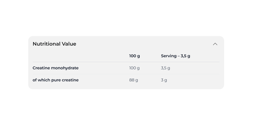 NUTREND - CREAPURE CREATINE - 500G