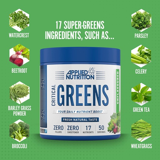 APPLIED NUTRITION - GREENS - 50 SCOOPS