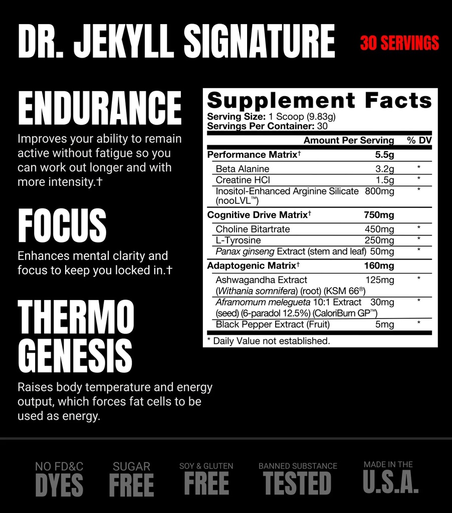 PROSUPPS - DR JEKYLL SIGNATURE - 30SER