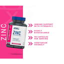 APPLIED NUTRITION - VITALITY ZINC 15MG - 90PCS