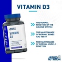 APPLIED NUTRITION - VITAMIN D3 3000IU - 90PCS