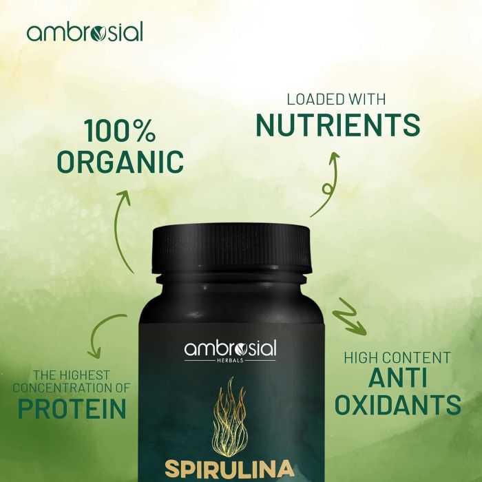AMBROSIAL - SPIRULINA 500MG - 120PCS