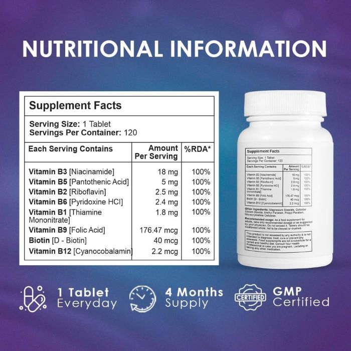 AMBROSIAL - B COMPLEX - 120PCS
