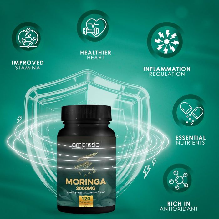AMBROSIAL - MORINGA 2000MG - 120PCS