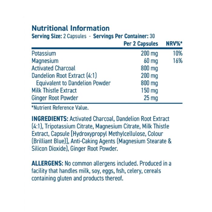 APPLIED NUTRITION - DETOX & DEBLOAT - 60PCS