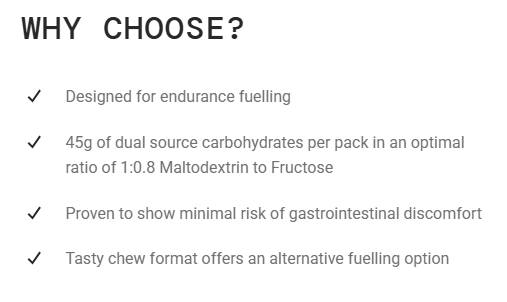 SIS - GEL BETA FUEL CHEW- 60G