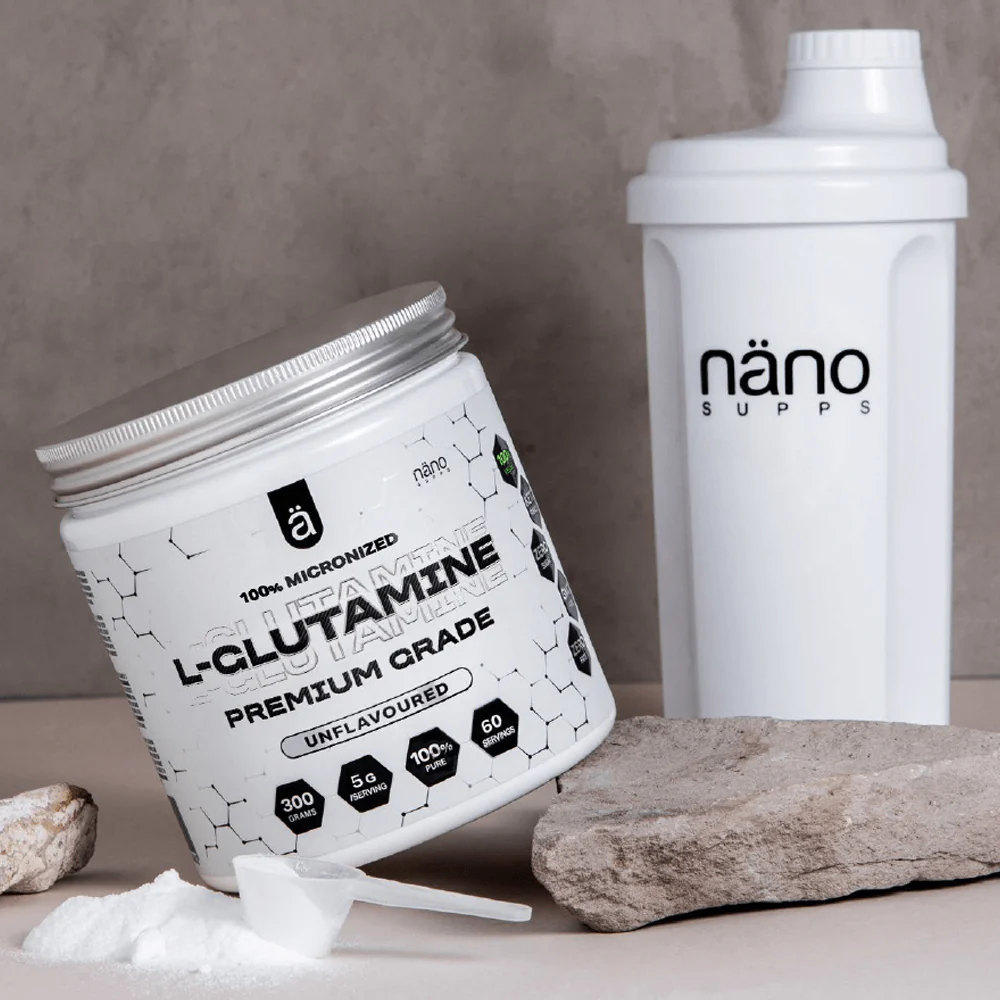 NANO SUPPS - L GLUTAMINE UNFLAVOURED - 300G