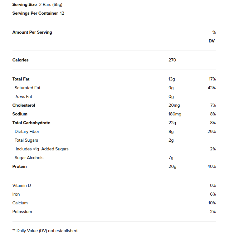 GHOST - DUAL PROTEIN BARS - 65G