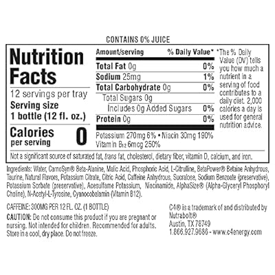 CELLUCOR - C4 ENERGY ULTIMATE STL DRINK - 330ML 