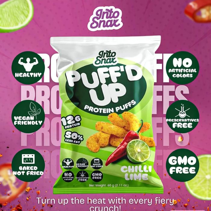 INTO SNAX - PUFF'D UP - 60G