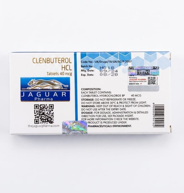 JAGUAR - CLENBUTEROL HCL - 100PCS