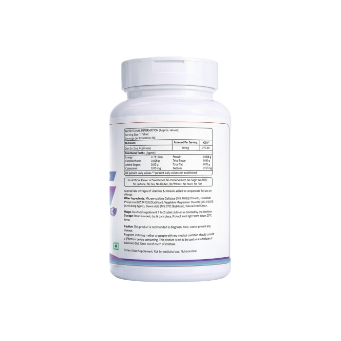 VITALS KINGDOM - ZINC PICOLINATE - 90PCS