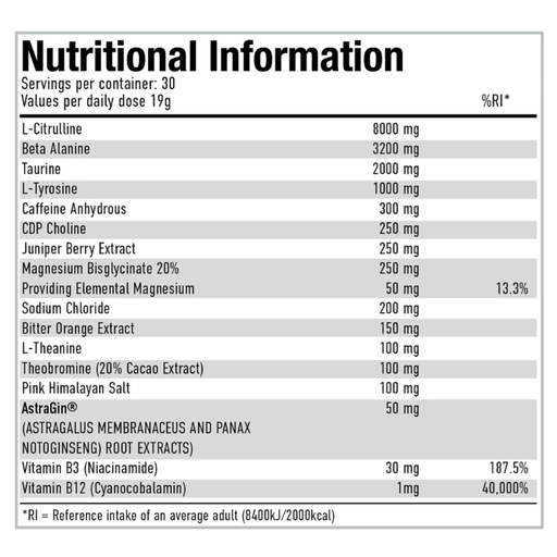 PER 4M - PRE WORKOUT - 570G