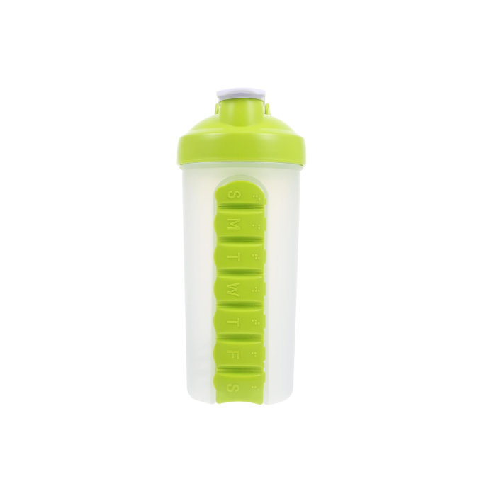ALCOACH - SHAKER + PILL ORGANAIZER - 600ML