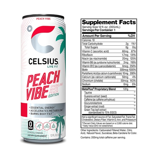 CELSIUS - ENERGY DRINK