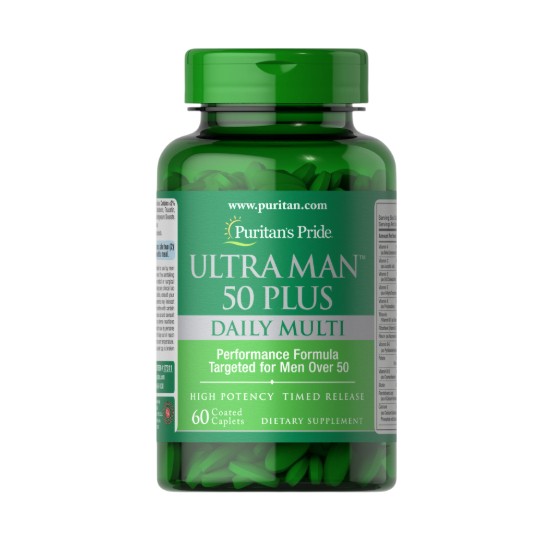 PURITAN'S PRIDE - ULTRA MAN MULTIVITAMIN 50 PLUS - 60PCS