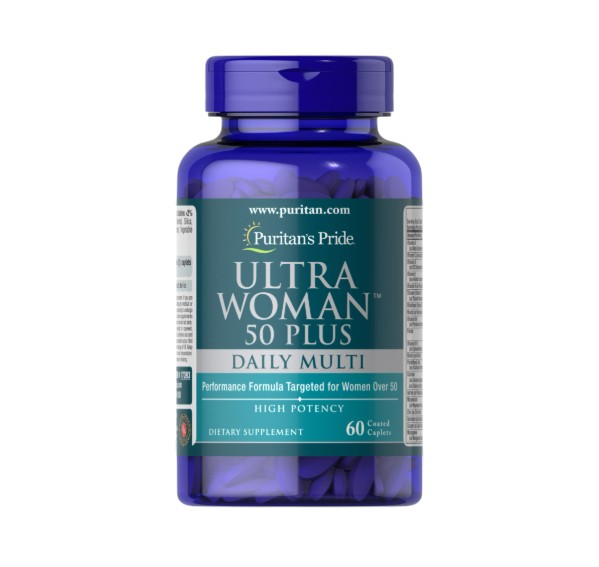 PURITAN'S PRIDE - ULTRA WOMAN MULTIVITAMIN 50 PLUS - 60PCS