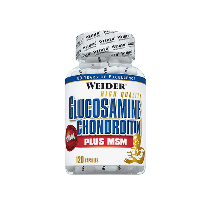 WEIDER - GLUCOSAMINE & CHONDROITIN + MSM - 120PCS
