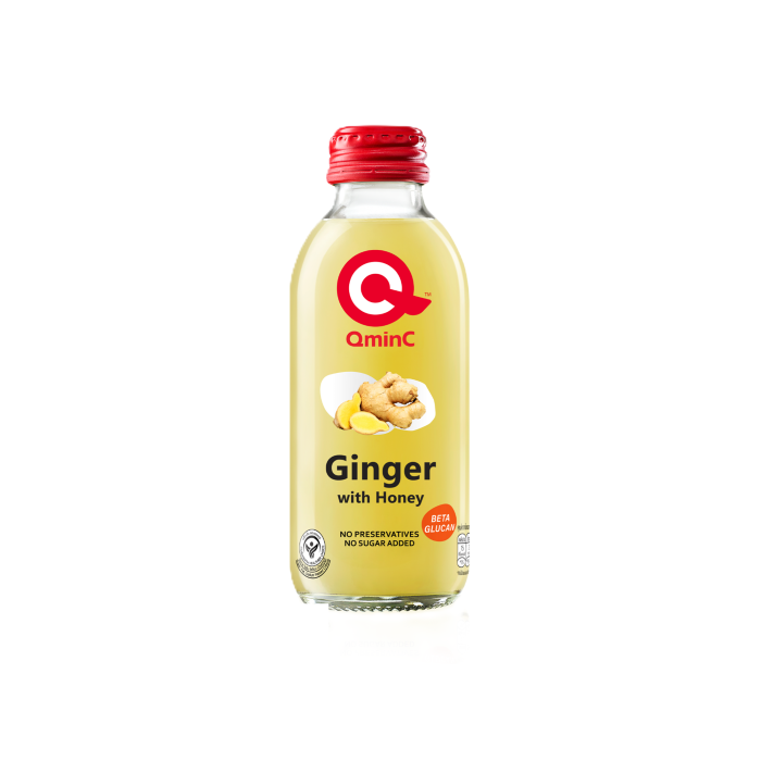 QMINC - GINGER WITH HONEY NATURAL IMMUNITY BOOSTER - 150ML