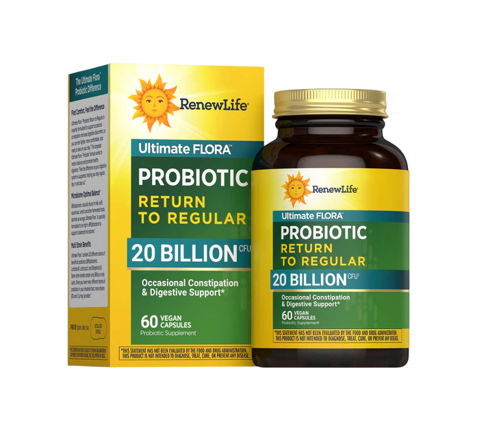 RENEW LIFE- PROBIOTIC 20BILLION CFU - 60PCS