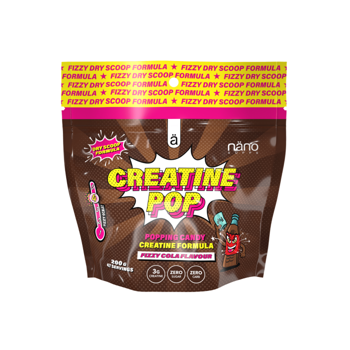 NANO SUPPS - CREATINE POP - 200G