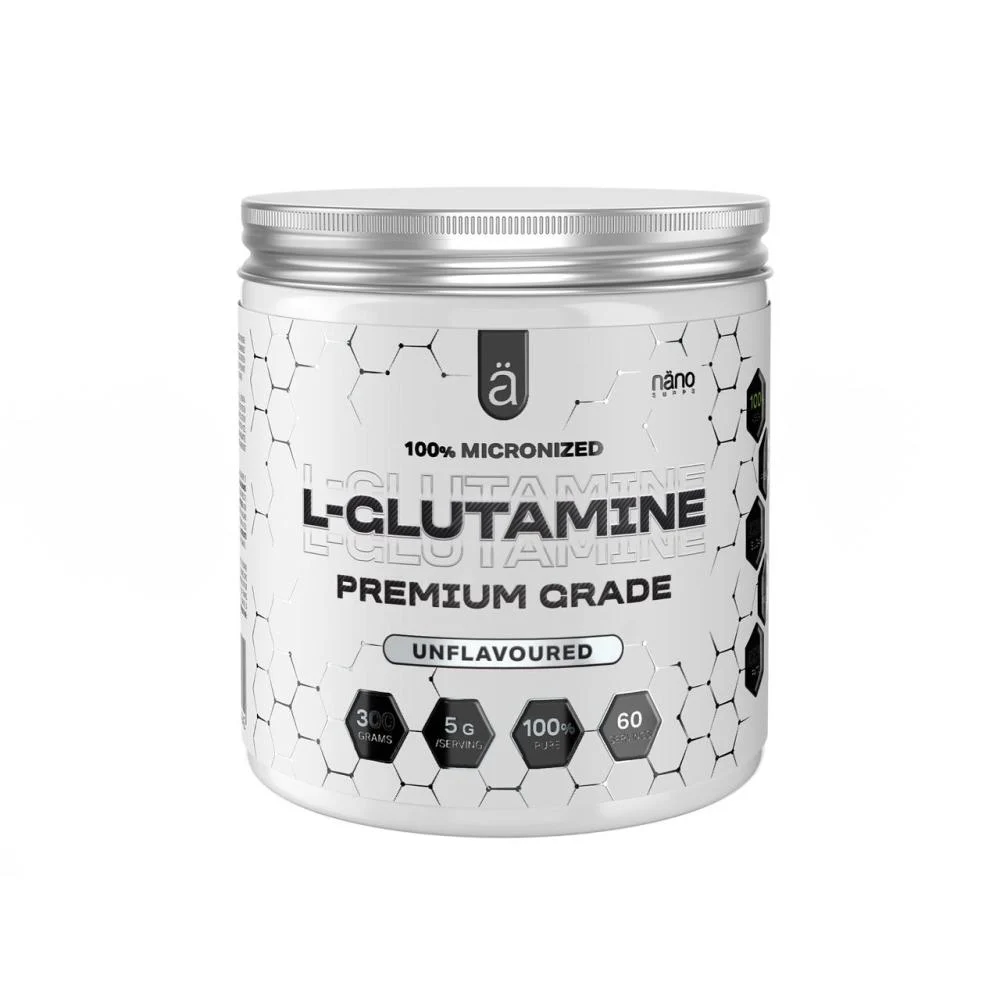 NANO SUPPS - L GLUTAMINE UNFLAVOURED - 300G