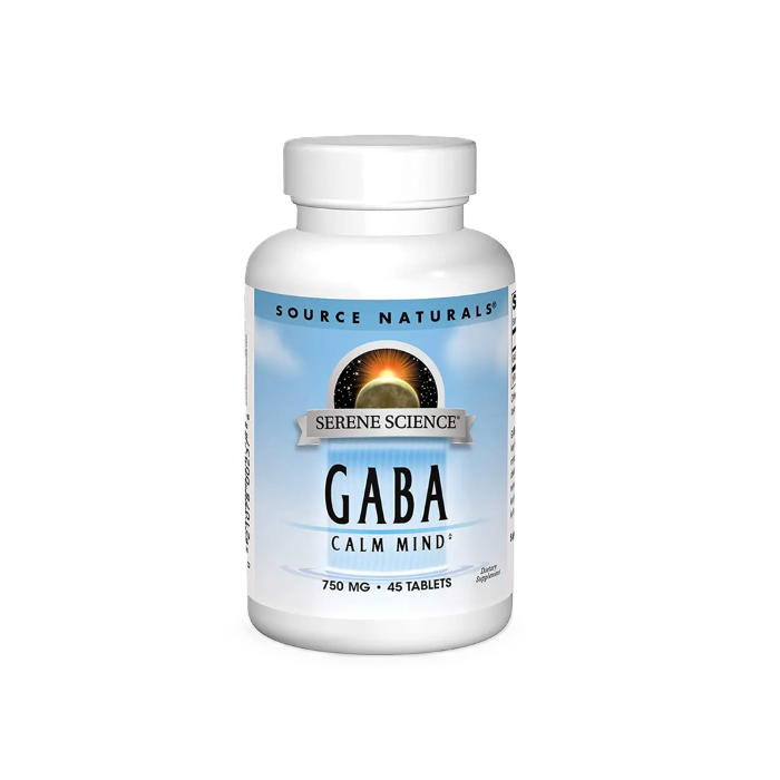 SOURCE NATURALS - GABA 750MG - 45PCS