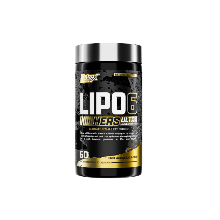 NUTREX - LIPO 6 FOR HER - 60PCS