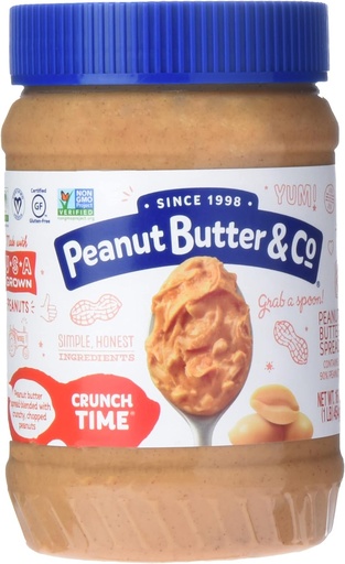 [UT-11821] PEANUT BUTTER & CO - PEANUT BUTTER -  454G (PEANUT BUTTER CRUNCH)