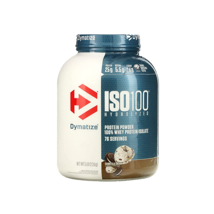 [UT-12267] DYMATIZE - ISO100 ISOLATE - 5LB (Cookies & Cream)