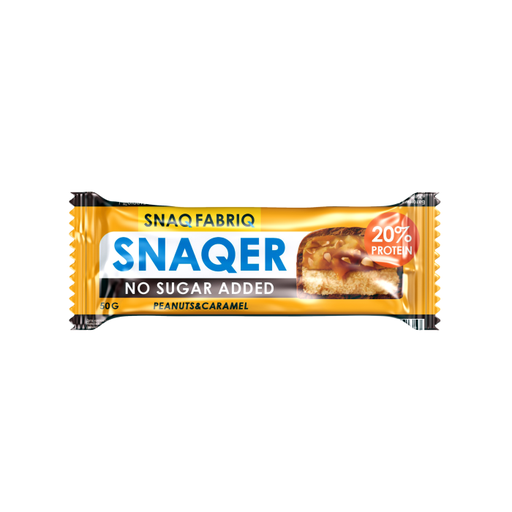[UT-11788] SNAQ FABRIQ - SNAQER BAR - 50G (PEANUTES AND CARAMEL)