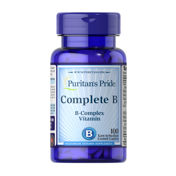 PURITAN'S PRIDE - COMPLETE B COMPLEX - 100PCS