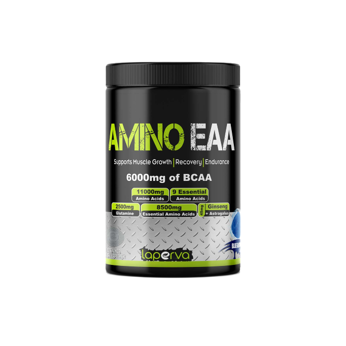 [UT-11859] LAPERVA - AMINO EAA + GLUTAMINE - 390G (BLUE RASBERRY)